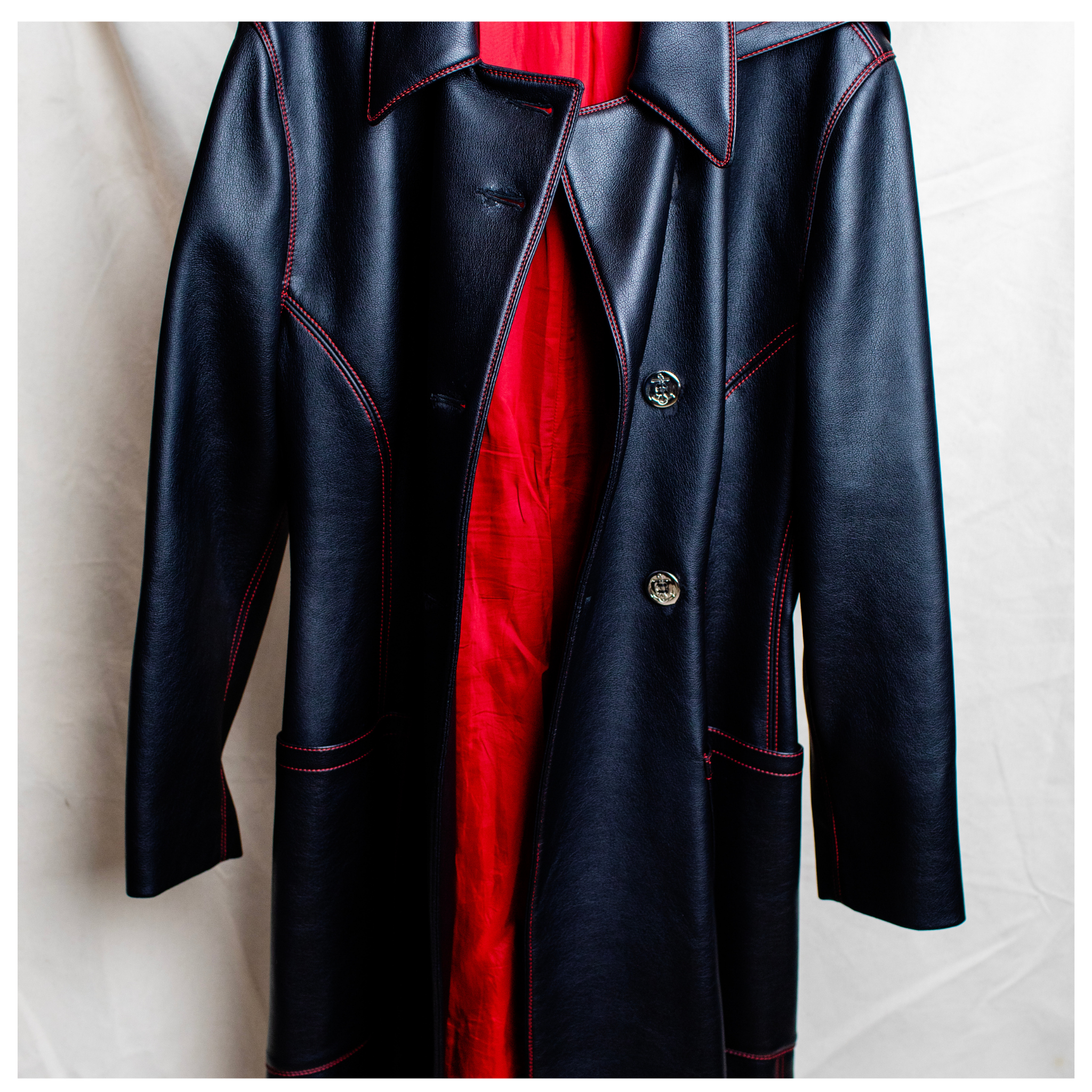 JPG Hooded Leather trench – Tashi