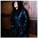JPG Hooded Leather trench